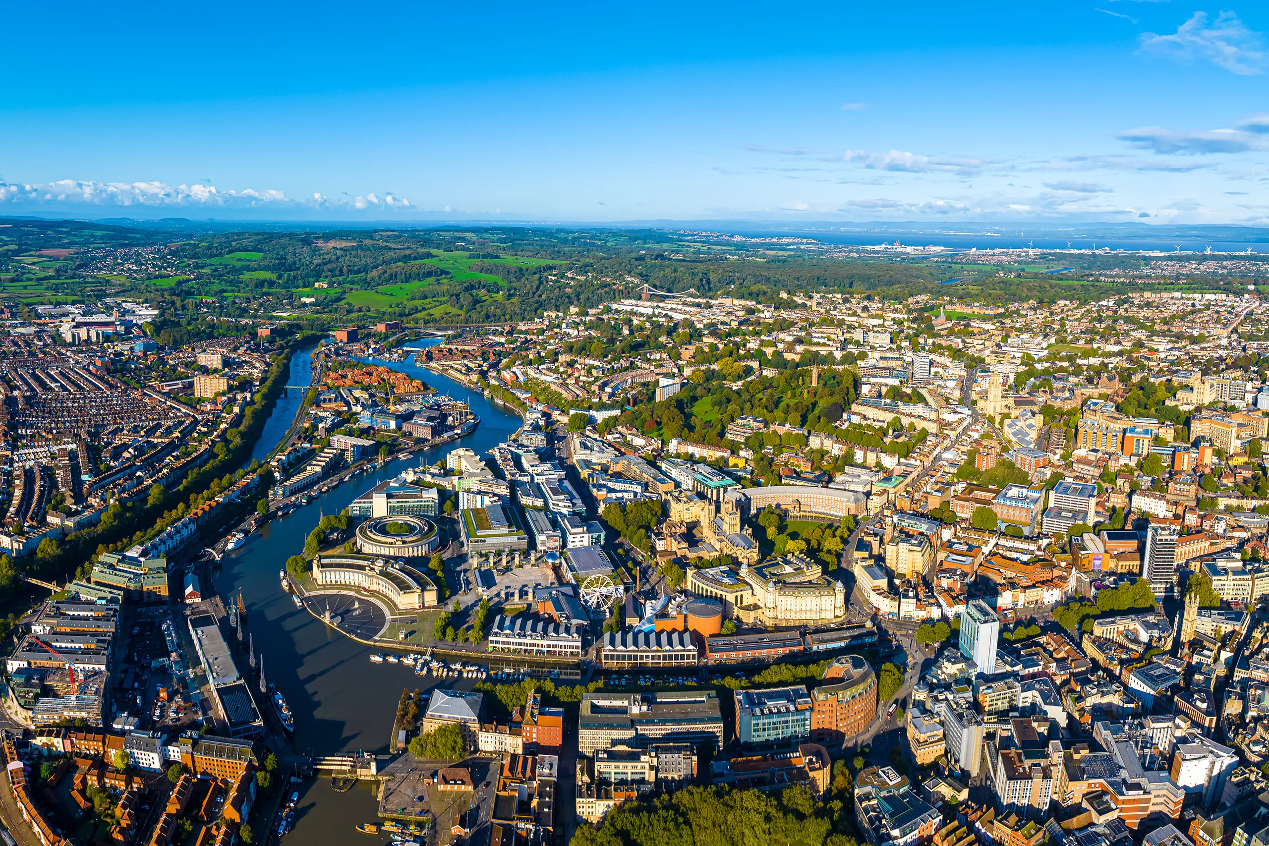 Bristol, aerial view